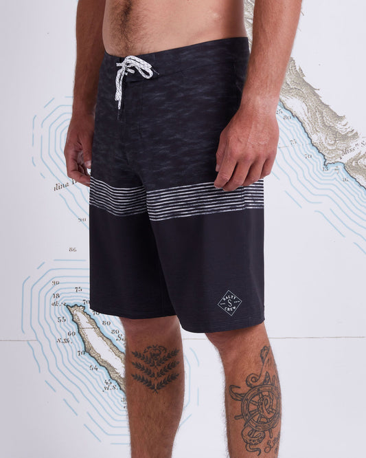 VESSELS BOARDSHORT - Black - Salty Crew Australia