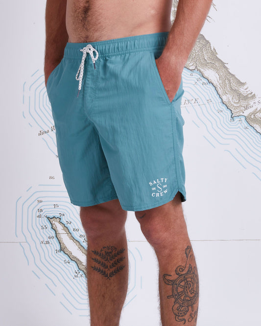 QUIVER ELASTIC BOARDSHORT - Teal - Salty Crew Australia