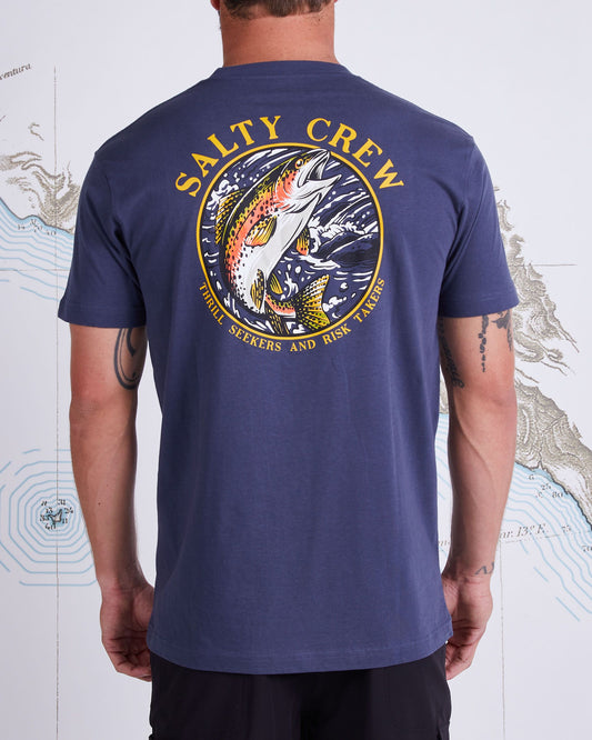 RAINBOW PREMIUM S/S TEE - Harbor Blue