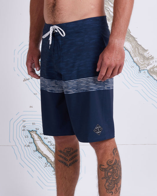 VESSELS BOARDSHORT - Dark Navy - Salty Crew Australia