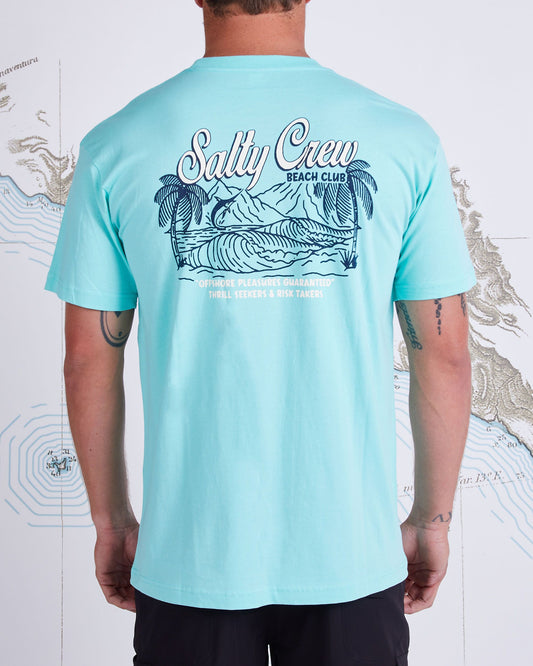TROPICANA PREMIUM S/S TEE - Sea Foam - Salty Crew Australia
