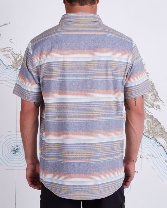 MAINLAND S/S WOVEN - Dark Slate