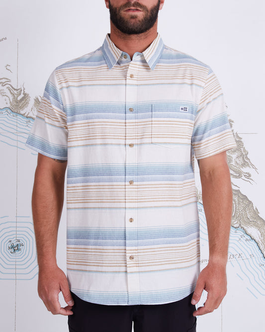 MAINLAND S/S WOVEN - Natural