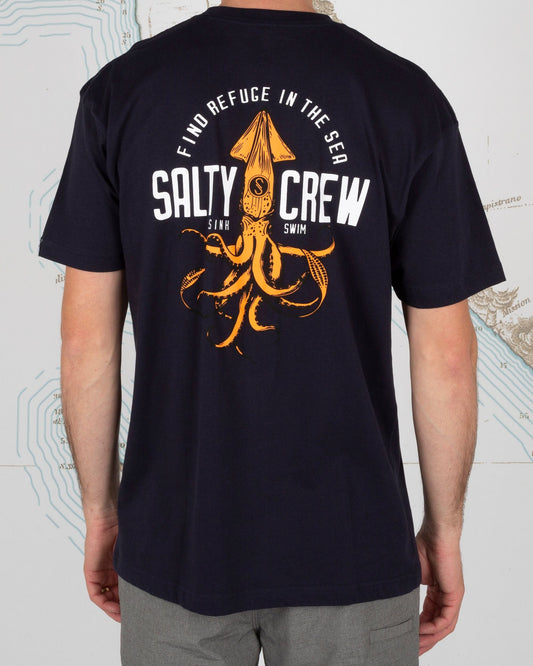 COLOSSAL PREMIUM S/S TEE - Navy - Salty Crew Australia