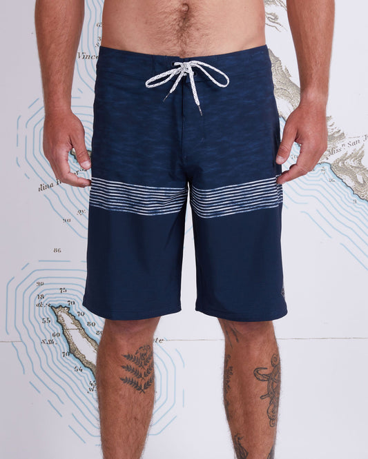 VESSELS BOARDSHORT - Dark Navy - Salty Crew Australia